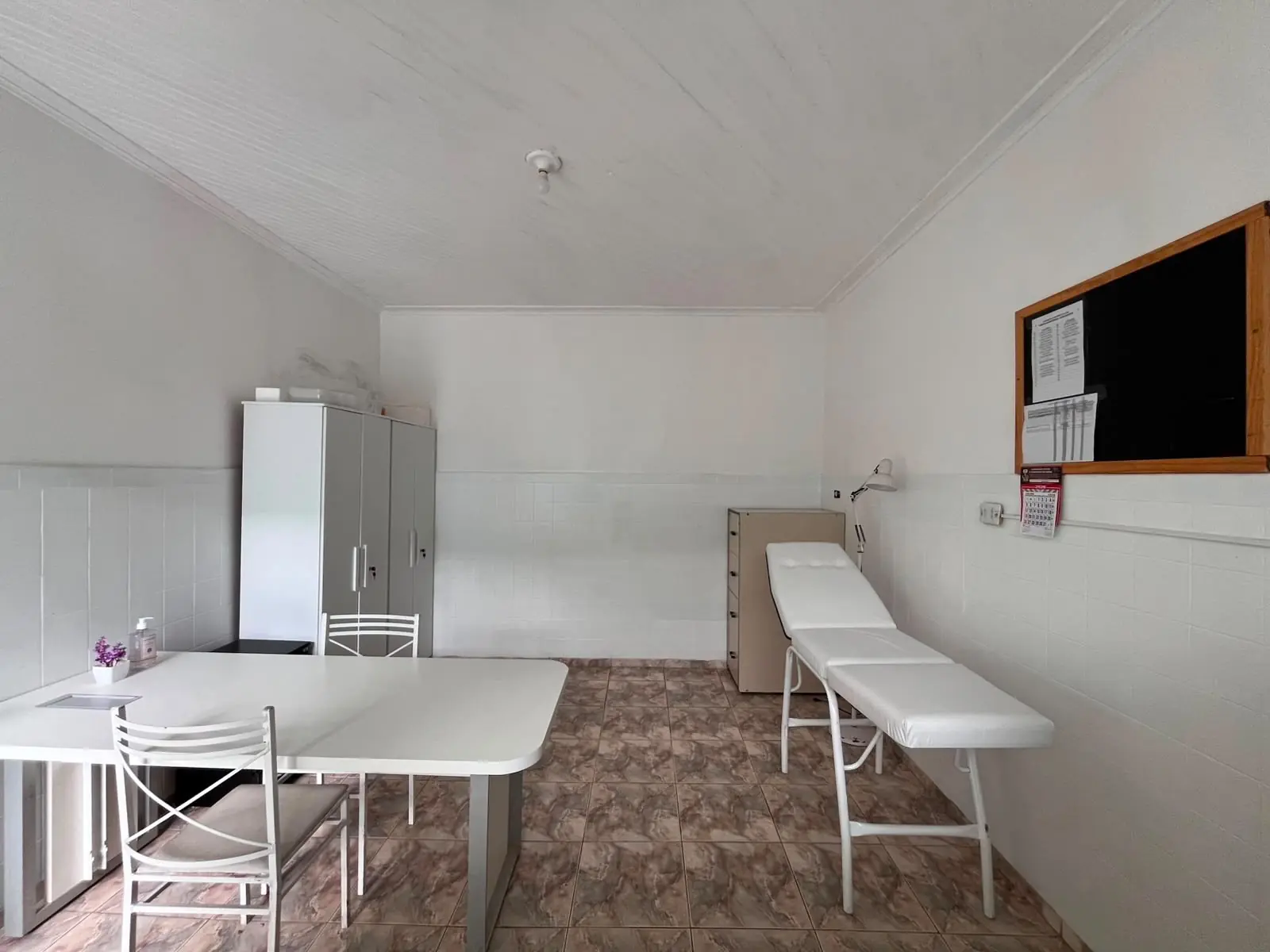 Sala de enfermagem e primeiro atendimento